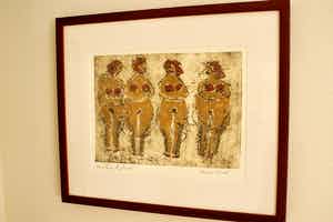 Anton Heyboer - De Vier Bruiden verkocht voor € 350!