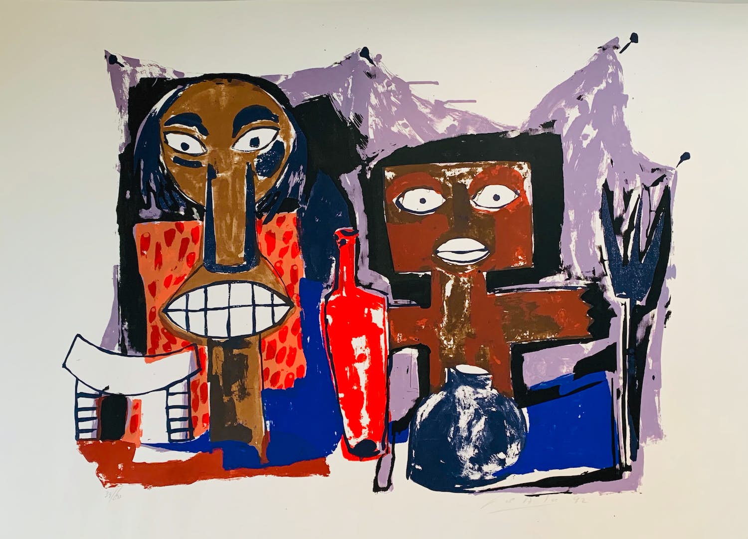 John Lie a Fo - zonder titel verkocht voor € 55!