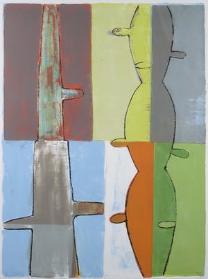 Piet Warffemius - Zeefdruk, Droomtuin - Ingelijst kopen? Bied vanaf 70!