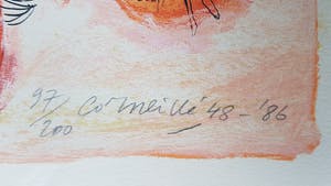 Corneille - litho 97/200 - gedateerd '48-'86 kopen? Bied vanaf 375!