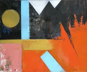 Philip Vencken - Olieverf op Doek, Zonder titel verkocht voor € 1!