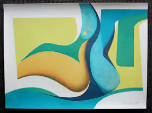 Georgi Daskaloff - Litho: abstract - 1969 kopen? Bied vanaf 75!