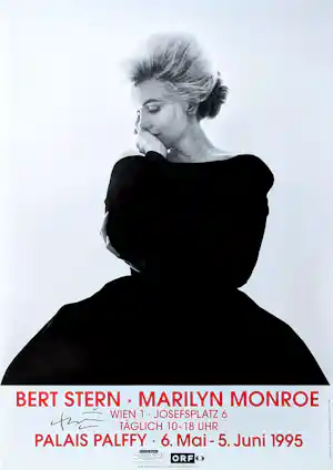 Bert Stern - 'Marilyn Monroe' - from 'The last sitting' - Plakat (handsigniert) - 1995 verkauft für € 120!