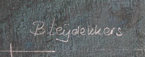 Bernadette Leijdekkers - Acryl op karton, Zonder titel - Ingelijst kopen? Bied vanaf 1!