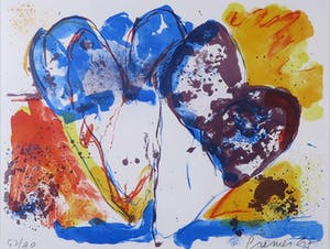 Jan Cremer - Litho, Under the volcano - Ingelijst kopen? Bied vanaf 1!