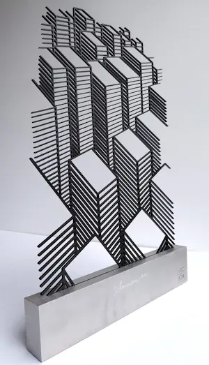 Jeroen Henneman - Twentyfive stacks, 3-D object kopen? Bied vanaf 795!