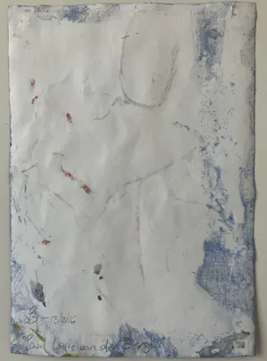 Paul Louis van den Bergh - Acryl op papier - Gesigneerd. kopen? Bied vanaf 100!