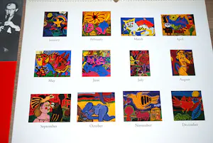 Corneille - Bord (nieuw in doos) / kalender Cobra / kalender Corneille / Hardcover boek kaufen? Bieten Sie von 100!