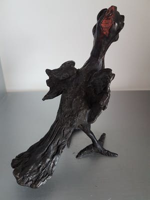 Brons (Onbekend) - Hennie van Leeuwen " Rare vogel " incl certificaat van echtheid kopen? Bied vanaf 150!