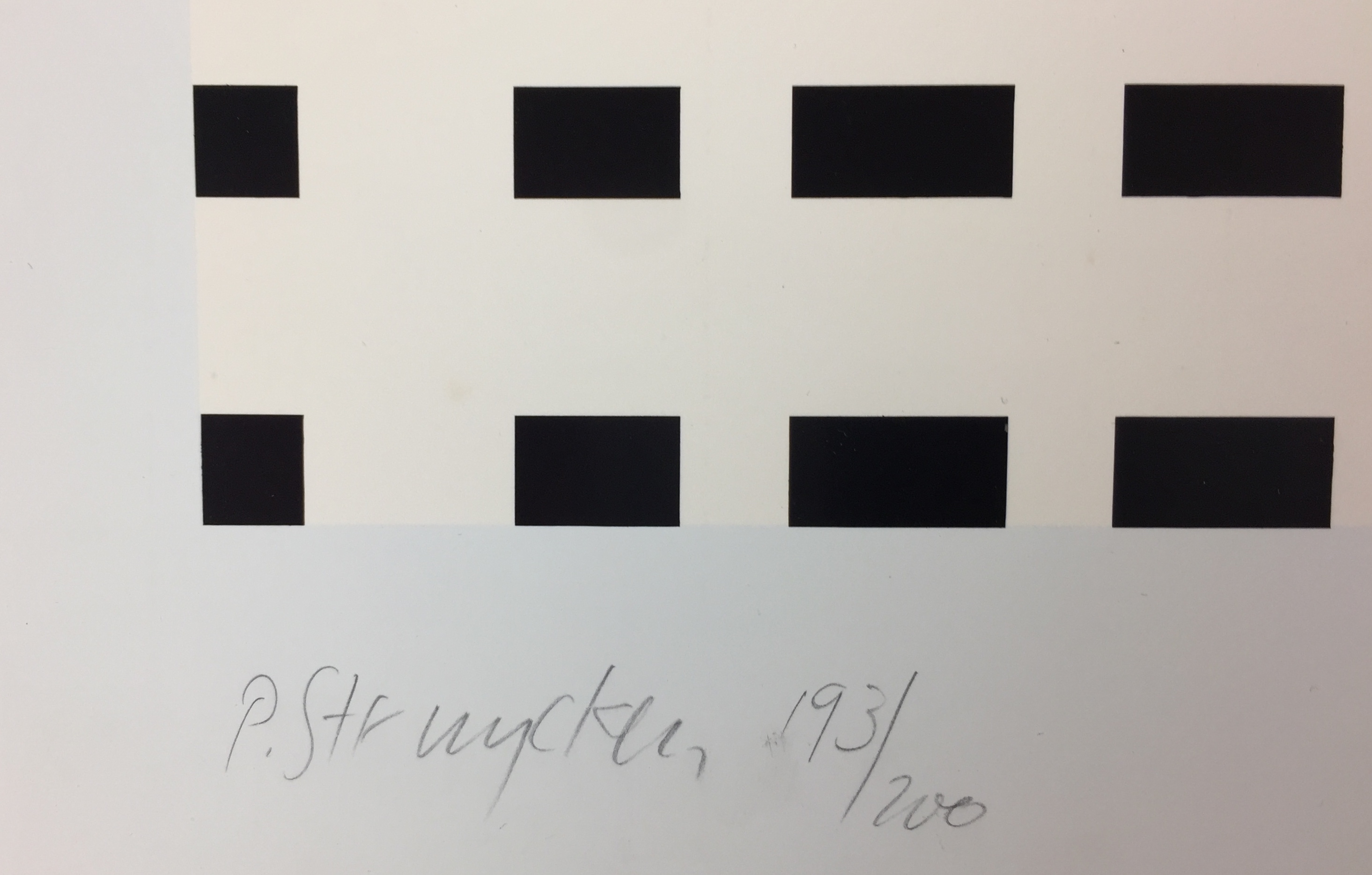 Peter Struycken - geometrisch abstracte compositie - 1966 kopen? Bied vanaf 249!