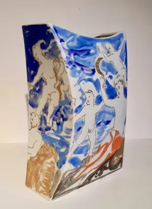 Jan van der Vaart - Daniël Groen _Rosenthal Renaissance vaas kopen? Bied vanaf 625!