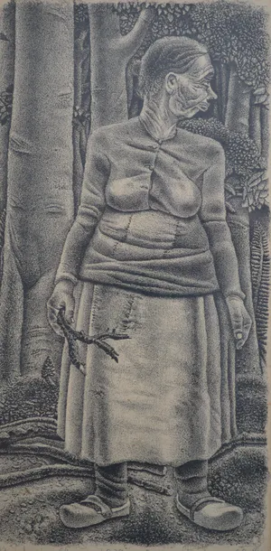 Jan Strube - Boschnimf - Litho - Handgesigneerd kopen? Bied vanaf 1!