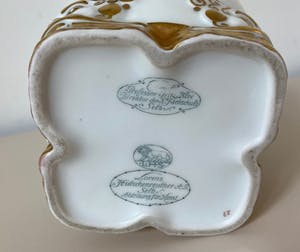 Hutschenreuther - Jugendstil koekjespot - ontwerp Prof. Fritz Klee Kunstabteilung kopen? Bied vanaf 85!