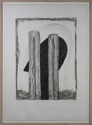 Sigurdur Gudmundsson - Litho, Ars longo-vita brevis - Ingelijst (Groot) kopen? Bied vanaf 70!