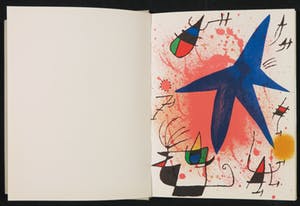 Joan Miro - Samlade Litografier I en II, Twee overzichtscatalogi met originele litho's kopen? Bied vanaf 200!