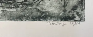 Jan Montyn - “Elecha” eigendruk, abstracte compositie kopen? Bied vanaf 110!
