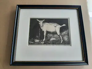 Jan Mankes - Originele Heliogravure Geit, 1923 kopen? Bied vanaf 100!