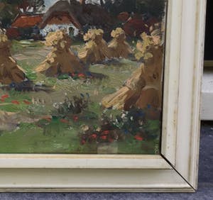 Arnout van Gilst - C3827 , korenschoven op het veld kopen? Bied vanaf 150!