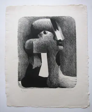 Horst Antes - KLEINE GEFLECKTE FIGUR 1970 und Beigabe kopen? Bied vanaf 250!