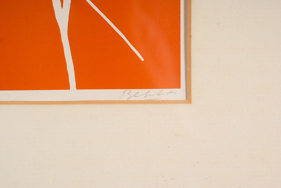 Jules Bekker - Skating girls Orange - Zeefdruk op papier - oplage 4/10 ex. - BKR Den Haag kopen? Bied vanaf 10!