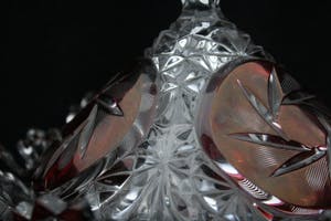 Niet of onleesbaar gesigneerd - Zwaar Kristalen Bonboniere. kopen? Bied vanaf 1!