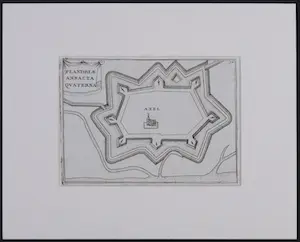 Matthäus Merian - Lot van 5 gravures van Zeeland (Axel, Sluys, Armuyden, Ter Tolen) kopen? Bied vanaf 1!