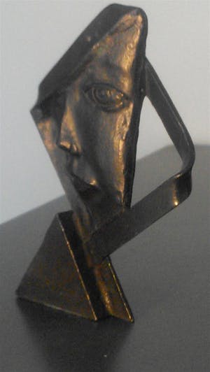 Brons (Onbekend) - Gezicht in Raam kopen? Bied vanaf 24!