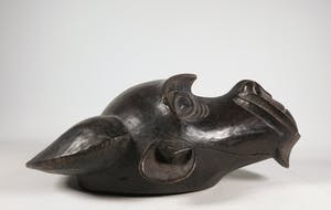 Niet of onleesbaar gesigneerd - Hout, Gestoken apen masker kopen? Bied vanaf 1!