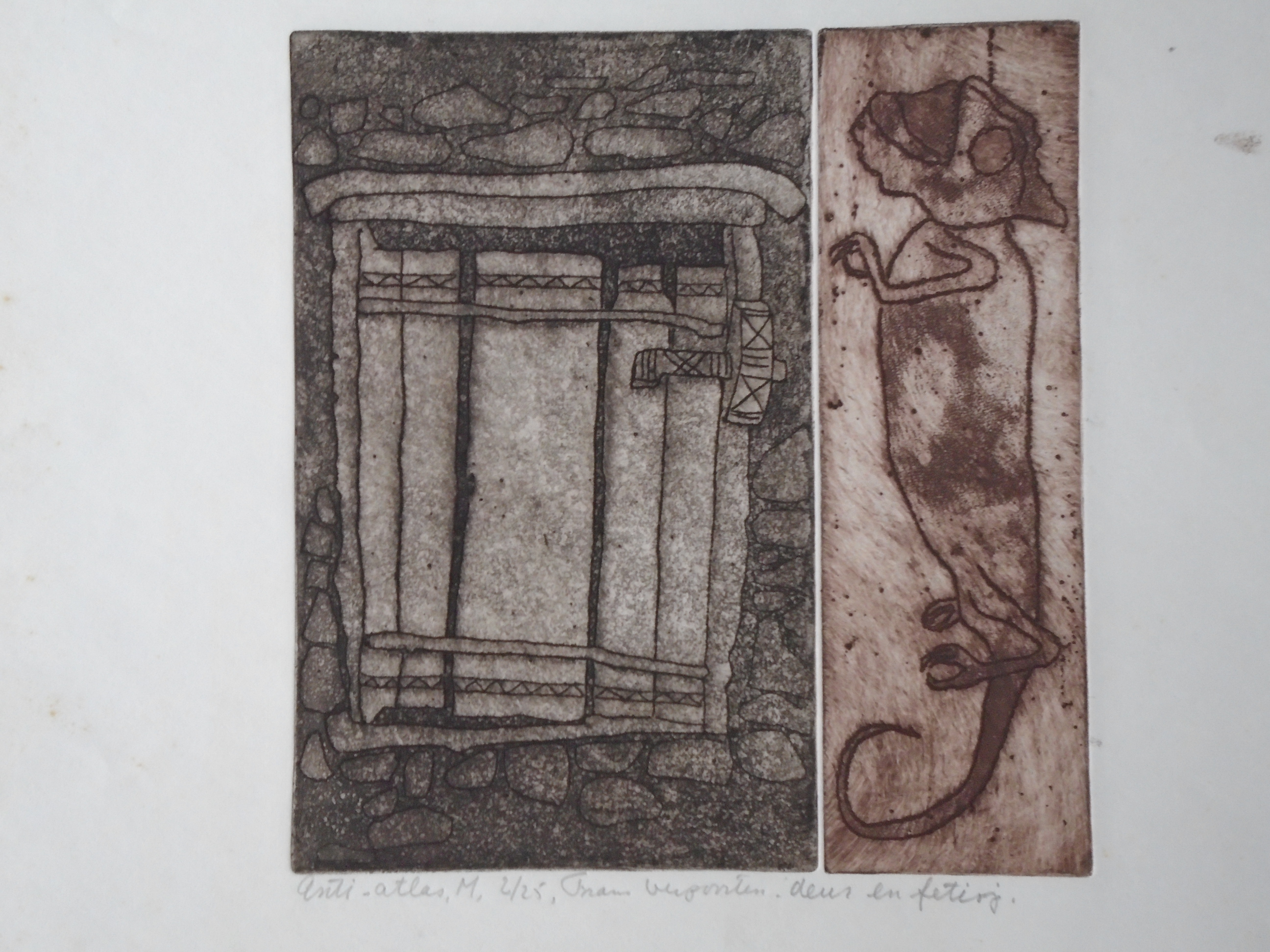 Frans Verpoorten - Anti-Atlas, M. "deur en fetisj" verkocht voor € 40!