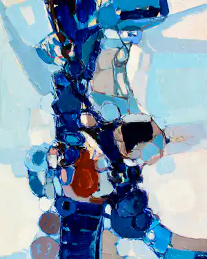 Maximiliaan Louis Maas - Ingelijste olieverf op doek - 1982 vendu pour 249€ !