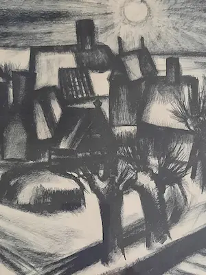 Johan Traarbach - Winterlandschap kopen? Bied vanaf 220!