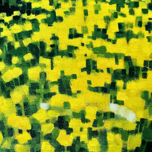 Willem Visser - Koolzaad en fluitenkruid langs de oever kopen? Bied vanaf 90!