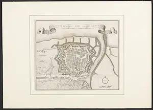 Isaac Tirion - Lot van twee kopergravures, Grondtekening der stand Ostende / (...) Gend kopen? Bied vanaf 1!