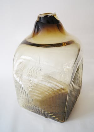 Piet Hein Eek - enorme balkenvaas - mondgeblazen bij Royal Leerdam Crystal. kopen? Bied vanaf 595!