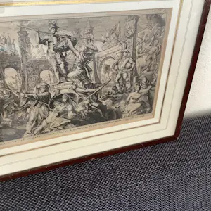 Romeyn de Hooghe - Bataafse opstand :Hollandia blijft vrij Beyers Rijkstaf Bourgonjes macht drucken kopen? Bied vanaf 40!