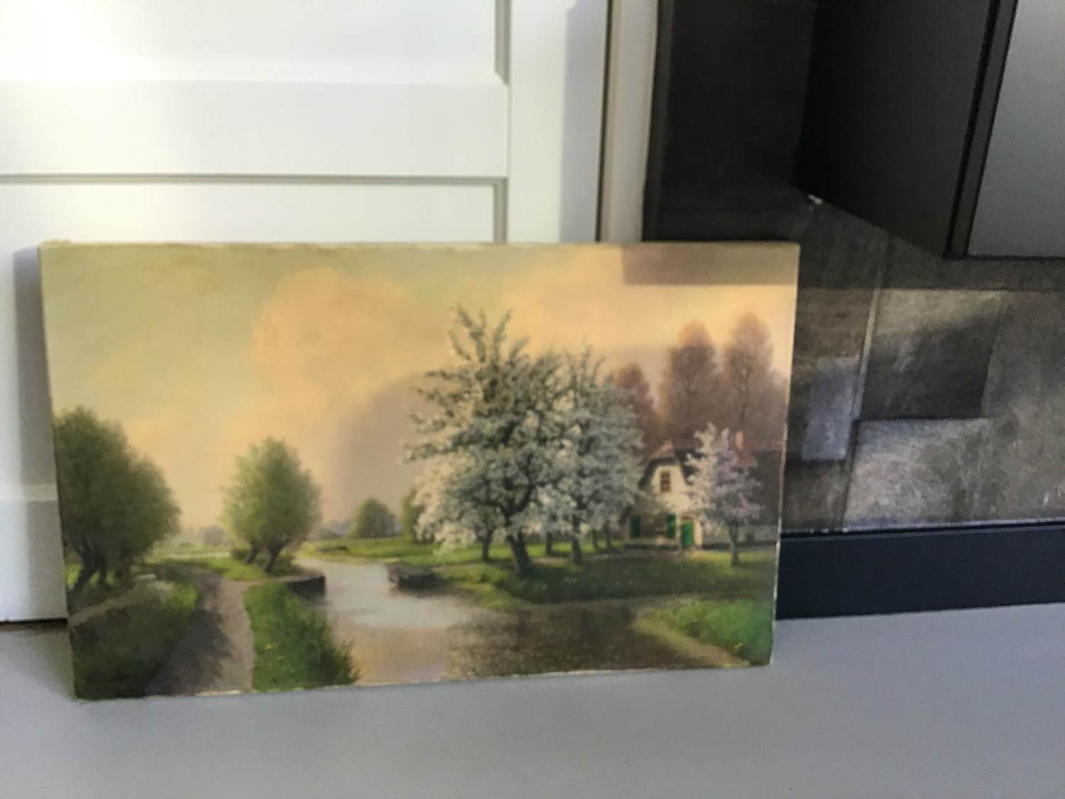 Jacobus Leonardus van der Meide - Schilderij landschap kopen? Bied vanaf 75!