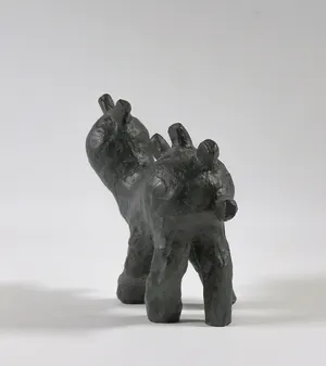 Christien Rijnsdorp - Twee dierfiguren van kunsthars, Lips & Bobbels kopen? Bied vanaf 1!