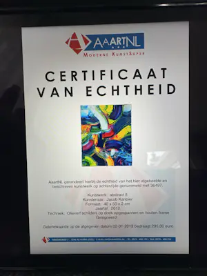 Jacob Kanbier - abstract 8 - nr 36497 kopen? Bied vanaf 90!