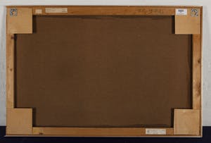 Roel Jonges - Zwembad - 1973 - olieverf op hardboard - BKR Den Haag kopen? Bied vanaf 20!