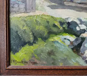 Johannes Graadt van Roggen - Zuid-Europees dorpsgezicht kopen? Bied vanaf 575!