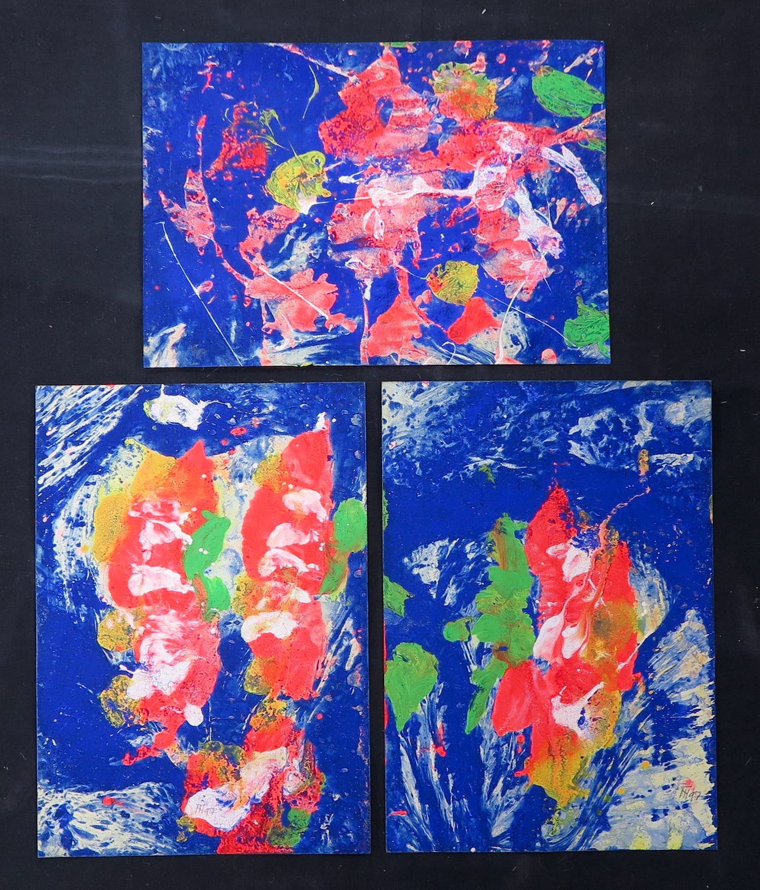 Theo Niermeijer - Lot van drie originele werken in gemengde techniek kopen? Bied vanaf 1!