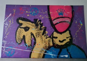 Espen Hagen - Horse - gemengde techniek - doek - 2007 - gesigneerd kopen? Bied vanaf 1!