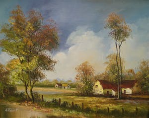 Henner Knauf - Landschap kopen? Bied vanaf 40!