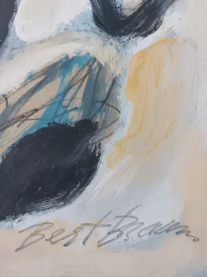 Bert Braam - Abstract werk kopen? Bied vanaf 45!