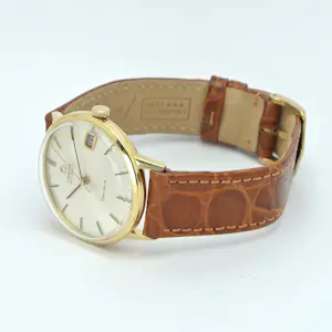 Omega Genève - herenhorloge - automaat - 18k goud kopen? Bied vanaf 1950!