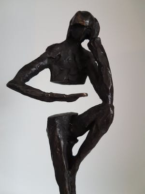 Klaas van den Berg - 1941 - 2018 Brons beeld "Leren is leven" kopen? Bied vanaf 155!