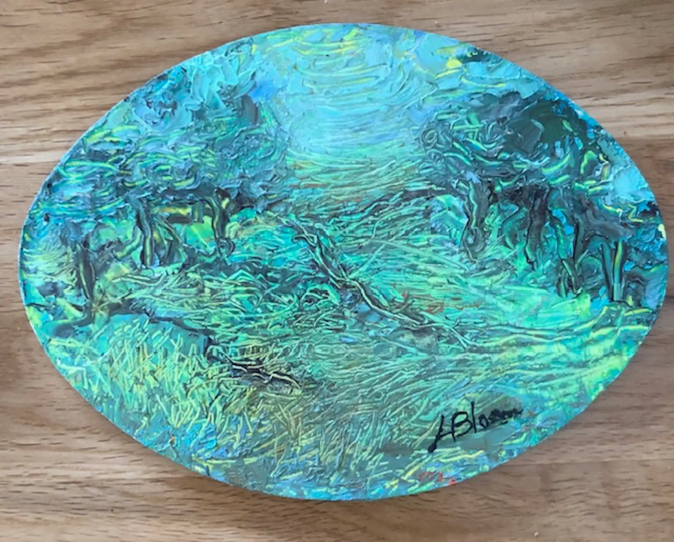 Hilda Blom Landschap Olieverf Verkocht Kunstveiling.nl