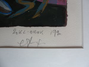 Eric Toebosch - Litho. Titel, "Hemelland". kopen? Bied vanaf 35!