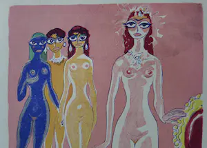Kees van Dongen - Gravure 1001 nacht: 'La Jouvencelle' kopen? Bied vanaf 15!