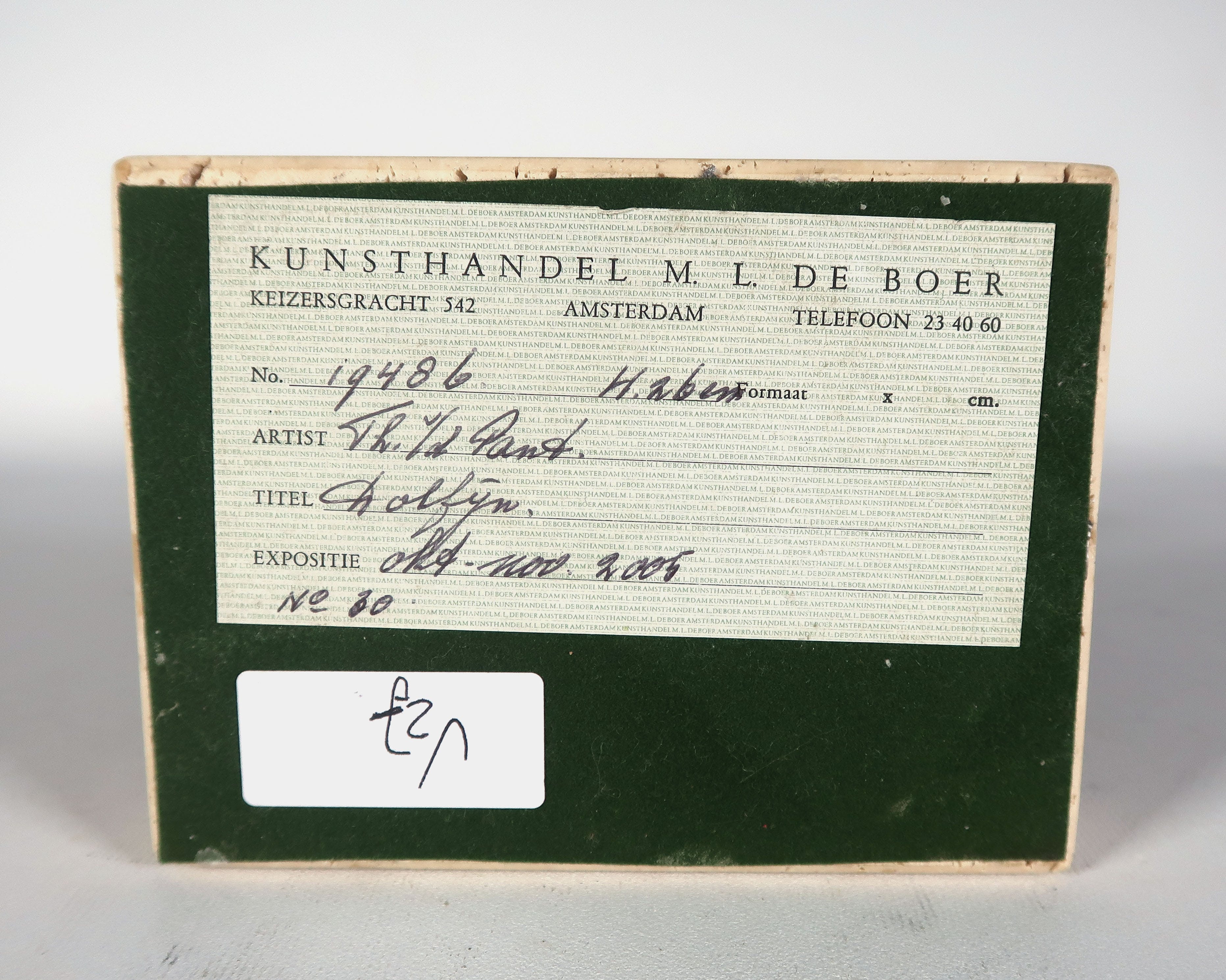 Theresia van der Pant - Brons en travertine, Dolfijn kopen? Bied vanaf 850!